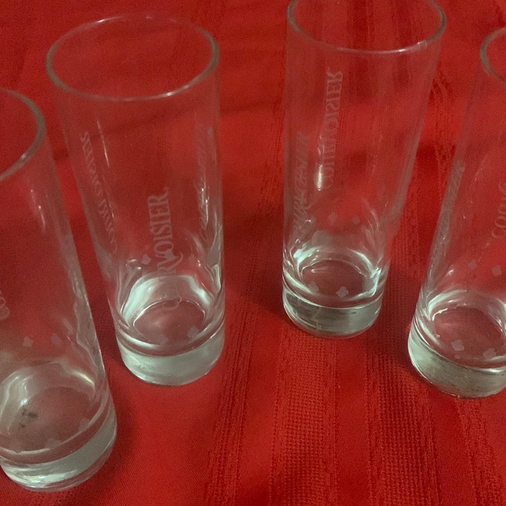 Set of 4 Courvoisier 6” Highball Glasses
